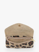 Portemonnee Leopard Leder Milano Beige velvet leopardo VL23113-vue-porte